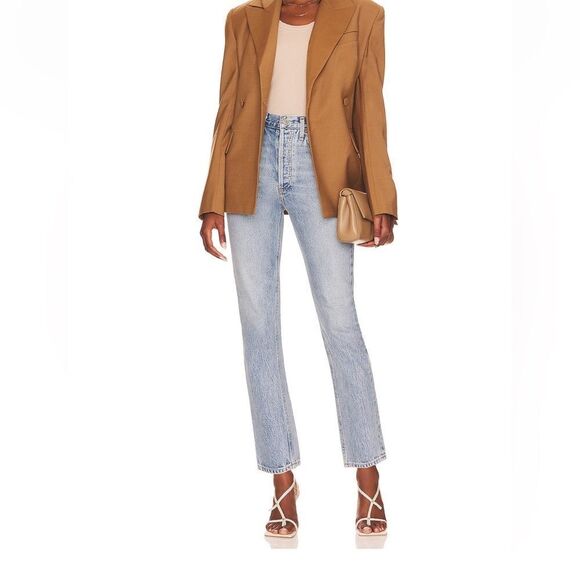 Riley High Rise Straight Crop - Picture 3 of 12